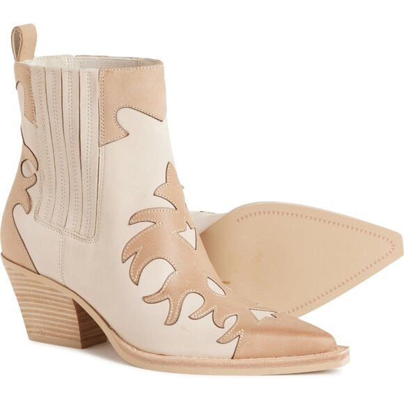 NEW Dolce Vita Renia Ankle Boots - Nubuck  Dune Multi  For Women 252 - Picture 12 of 12